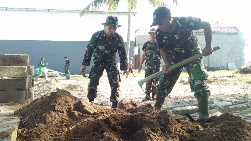 Jelang Peresmian, Koramil 11/Kayangan Terus Berbenah