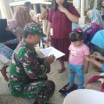 Babinsa Panggungasri Bersama Kader dan Bidan Desa Aktif Cegah Stunting Lewat Posyandu Balita