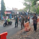 Babinsa Bersama Tiga Pilar Gelar Operasi Penertiban PKL