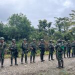 TNI dan Warga Bersatu dalam Iman: Pos Dinmot Gelar Ibadah Minggu Penuh Makna di Perbatasan
