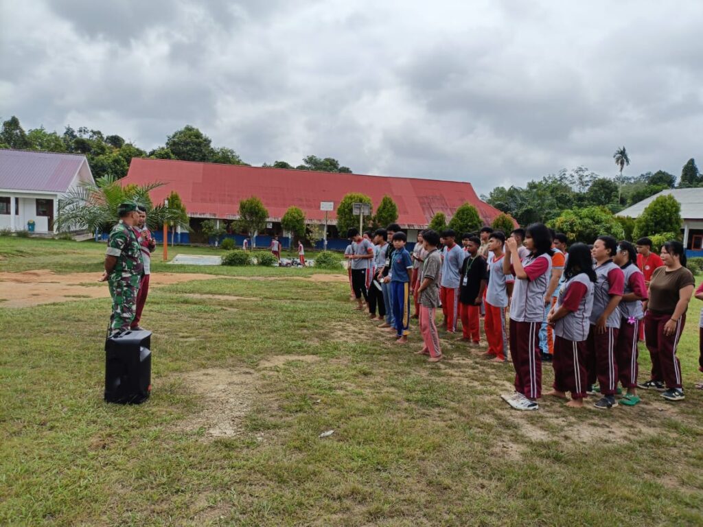 Persiapan HUT RI ke-80, Babinsa Seleksi Calon Paskibra di Bentian