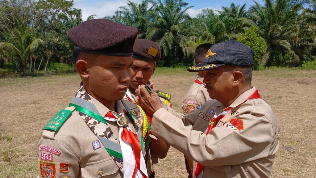 Kodim 1015/Sampit Gelar Upacara Penutupan Perkemahan Sabtu-Minggu (Persami) Saka Wira Kartika TA. 2025